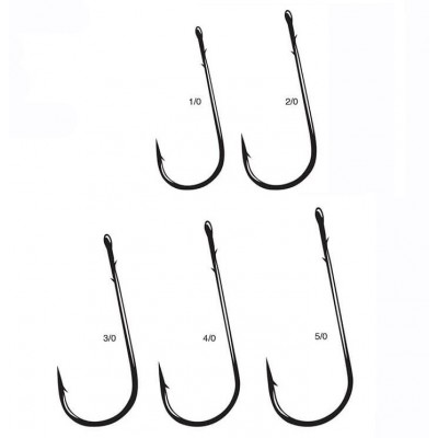 Gamakatsu 4841 Worm, Straight Shank Round Bend