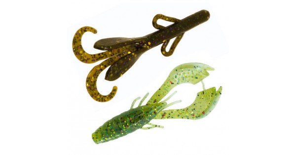 Bitter's Creature and Craw style baits in bulk packages