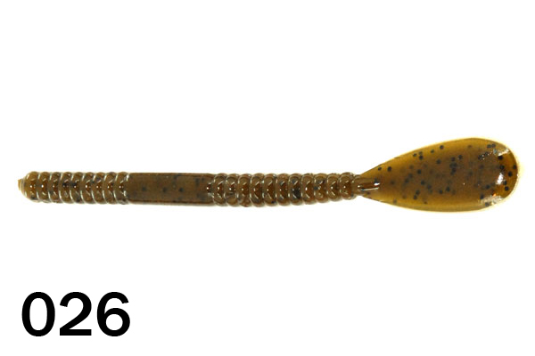 Bitter's 5 Paddle Tail Worm is build for flipping and pitching in heavy  cover.
