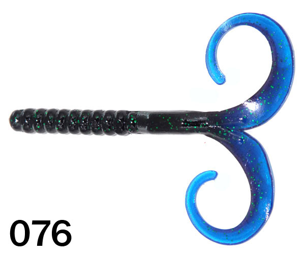 Bitter's twin tail worm bulk pack