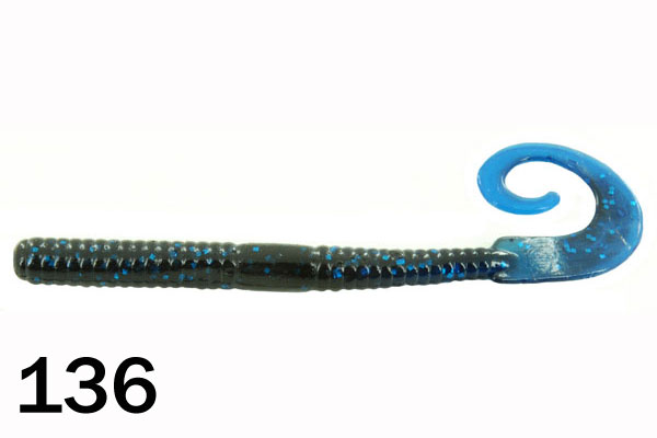 Our 7 Worm is great for bass that are relating to the bottom.