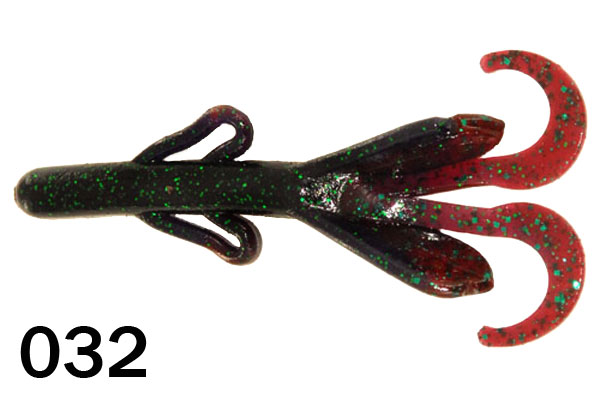 Bitter's 6 Twin Tail Lizard - A favorite bait for a Carolina Rig or fishing  for bedding bass.