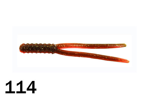 Bitter's Split Tail Trailers fit on your favorite swim jig, spinnerbait, or  flipping or pitching jig